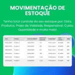 Prévia 2 do produto: Planilha de Controle de Estoque – Modelo Editável