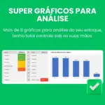 Prévia 3 do produto: Planilha de Controle de Estoque – Modelo Editável